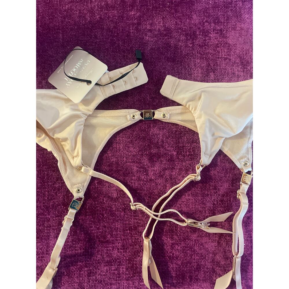 HONEY BIRDETTE Eveyday Smooth Suspender Garter Belt XS Toasted Almond - Picture 6 of 6